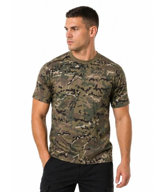 T-shirt Operation Camo style US Army vue face