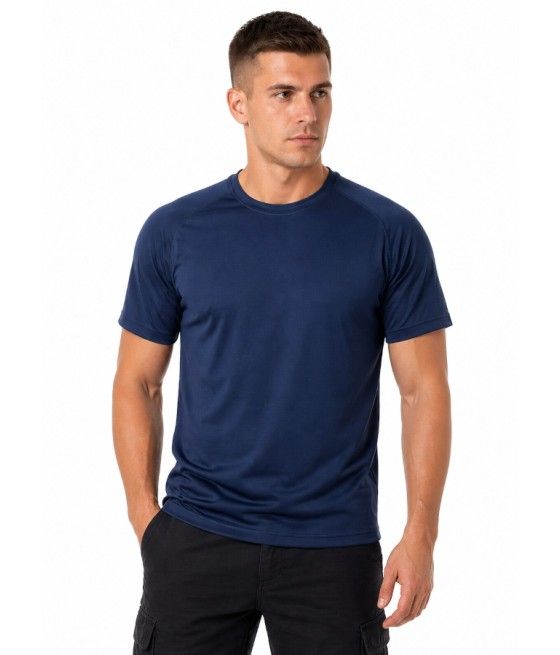 T-shirt ARES EASY-CLIM marine vue face