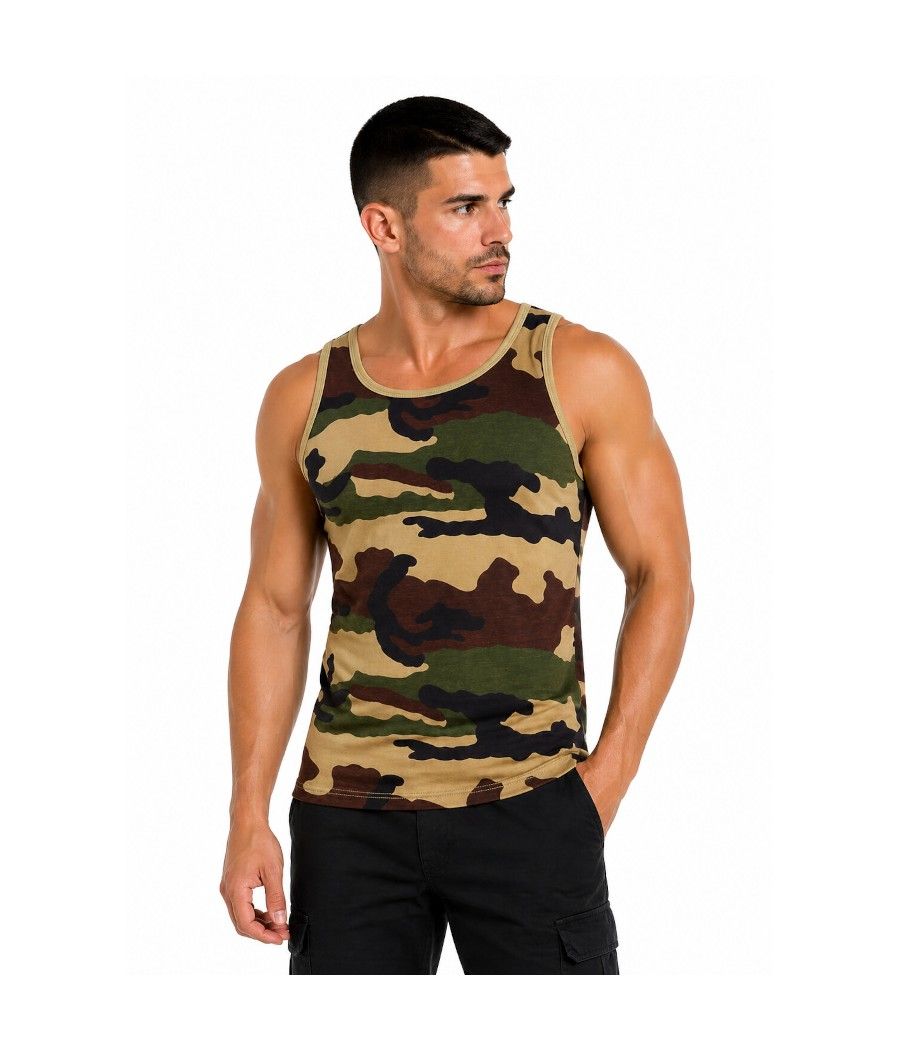 Débardeur ARES camo Centre Europe vue face