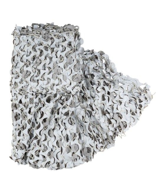Filet camouflage blanc effet 3D ombrage terrasse
