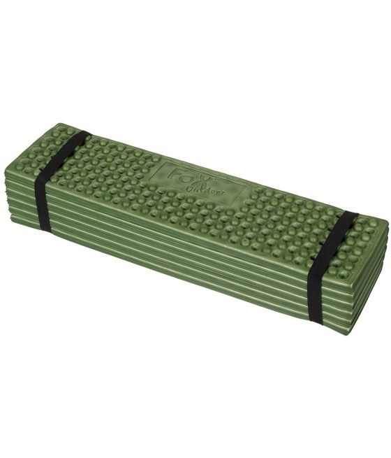 Tapis de sol isolant pliant kaki pour bivouac