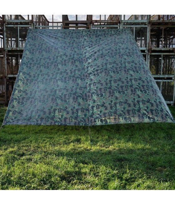 Bâche de terrain imperméable woodland/kaki outdoor