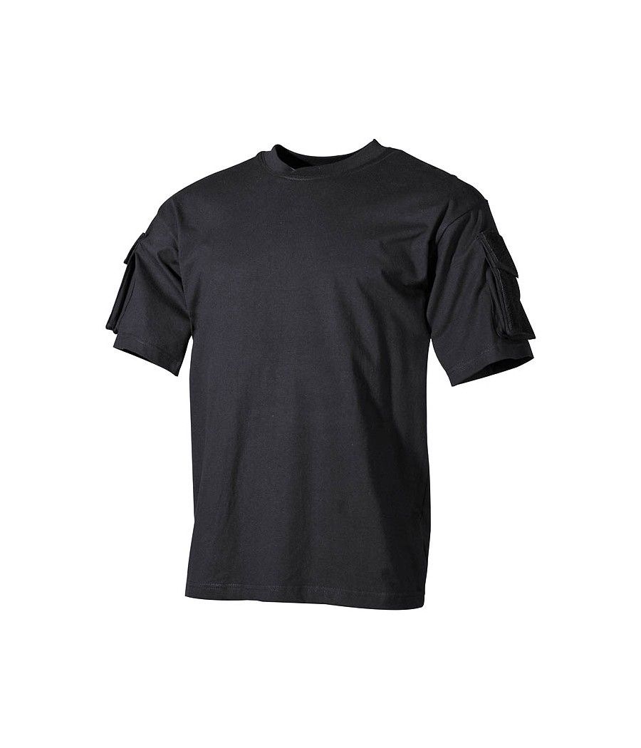 TEE SHIRT TACTIQUE MANCHES COURTES NOIR
