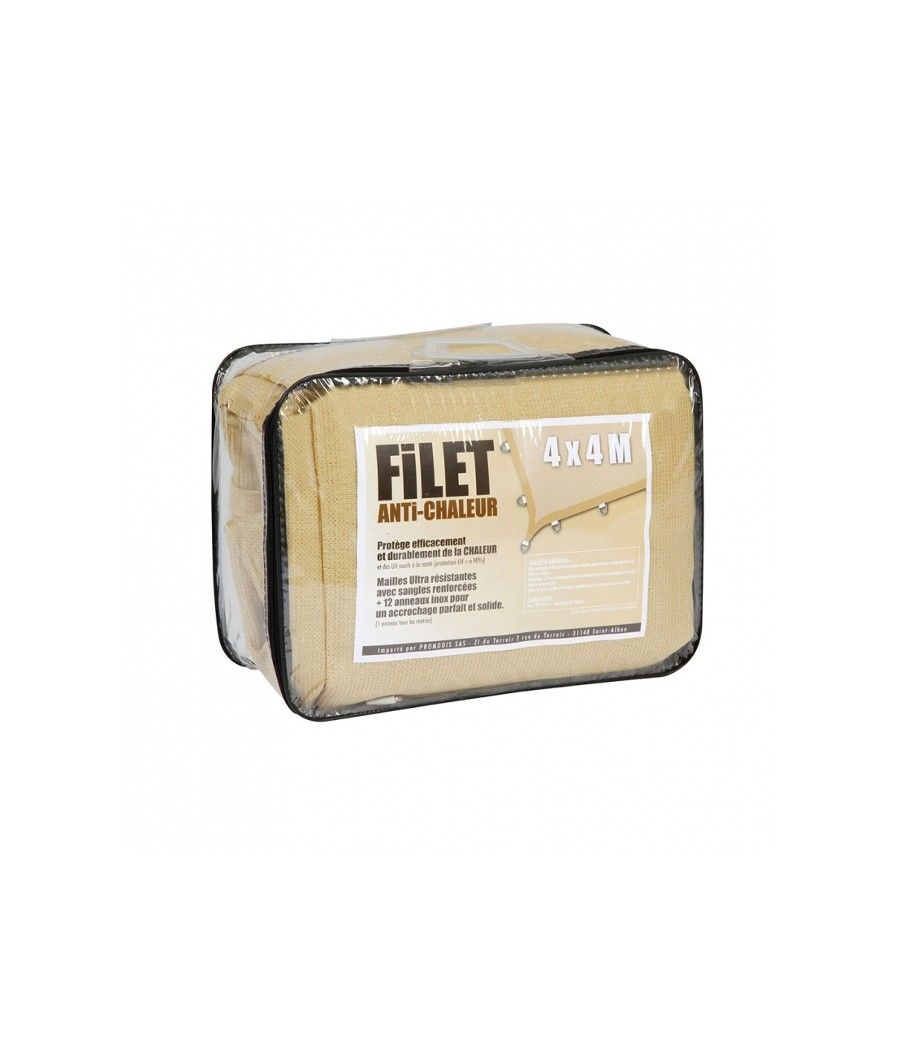 Œillets métalliques fixation filet anti chaleur