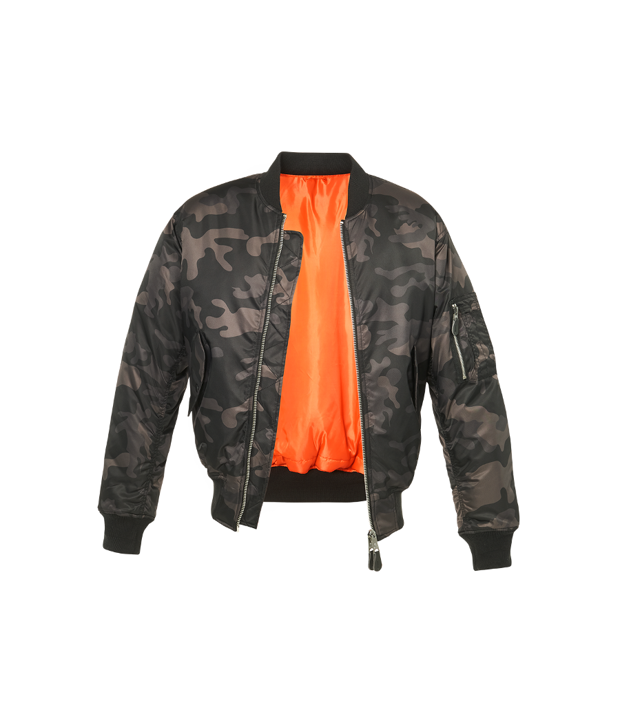 BLOUSON BOMBERS MA1 CAMO NOIR BLOUSON BOMBERS MA1 CAMO NOIR