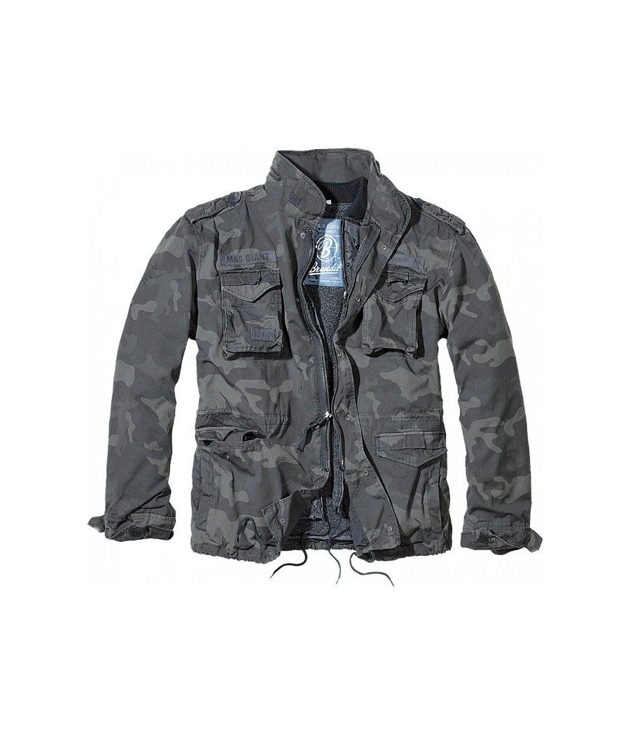 VESTE M65 GIANT BRANDIT CAMO NOIR
