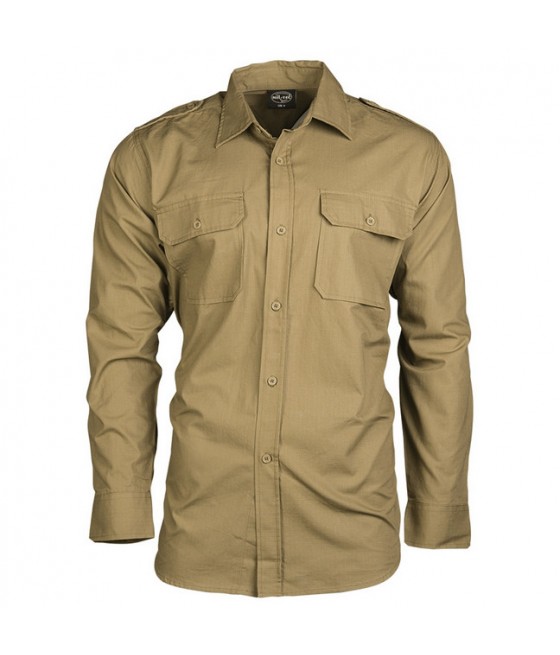 CHEMISE US RIPSTOP COYOTE