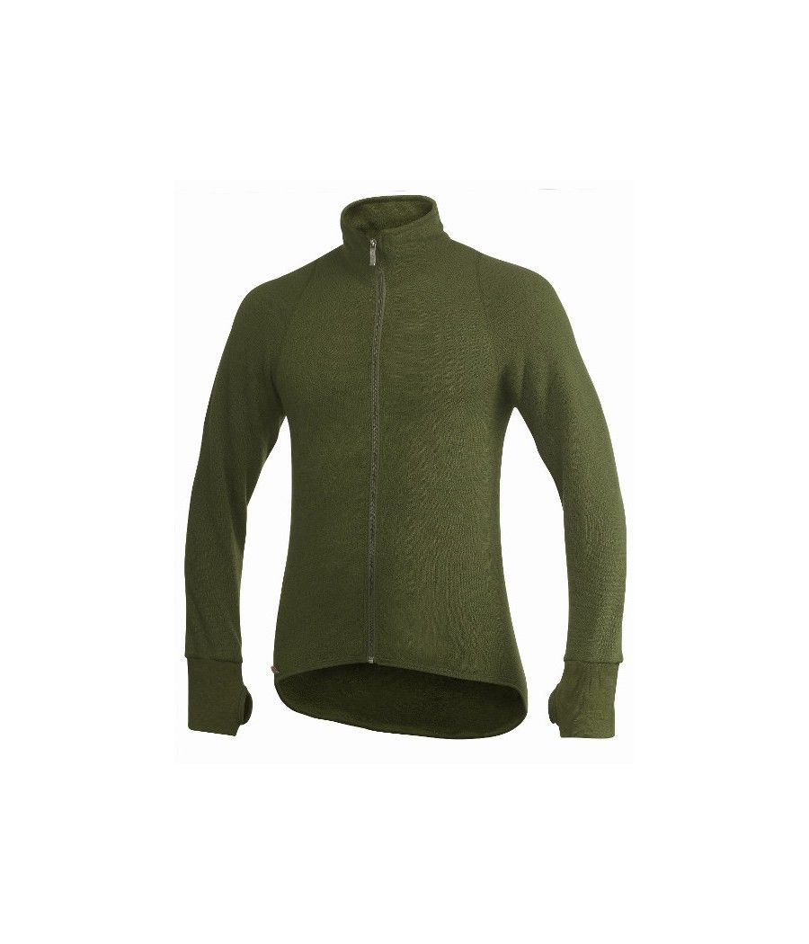 VESTE ZIPPEE ULLFROTTE 600 WOOLPOWER KAKI