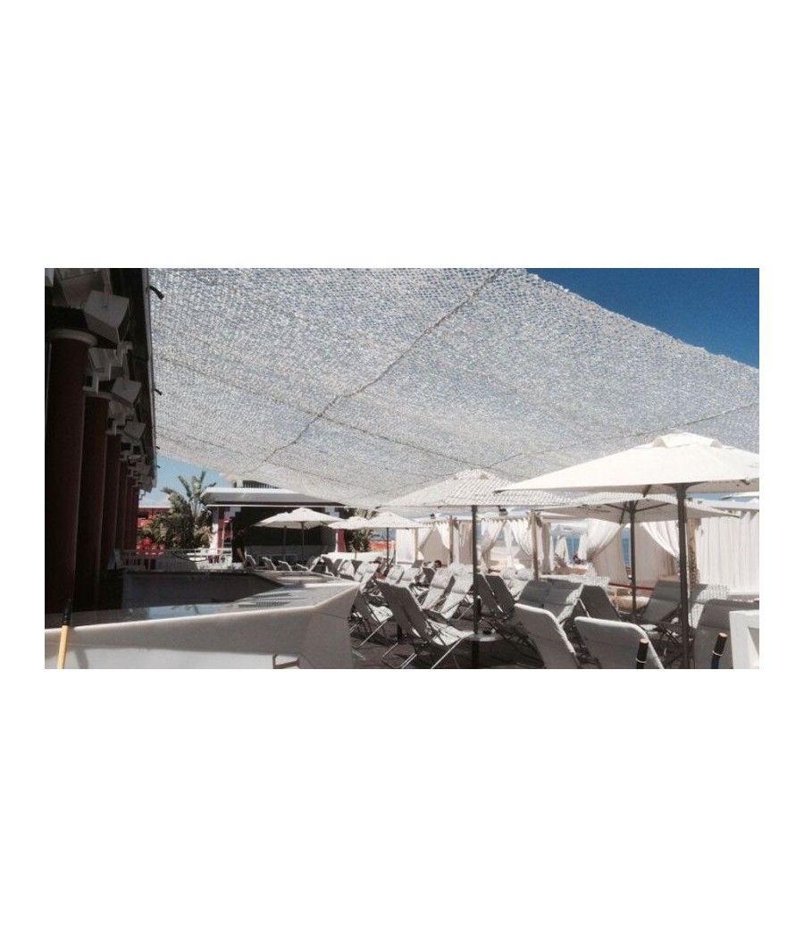 Filet ombrage extérieur blanc protection UV