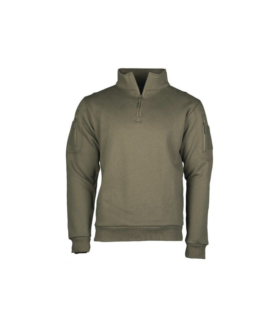 SWEAT SHIRT TACTIQUE ZIP KAKI SWEAT SHIRT TACTIQUE ZIP KAKI
