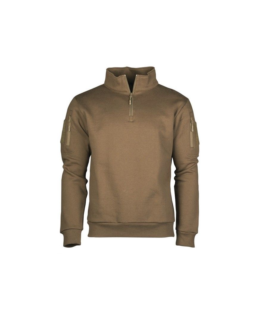 SWEAT SHIRT TACTIQUE ZIP COYOTE SWEAT SHIRT TACTIQUE ZIP COYOTE