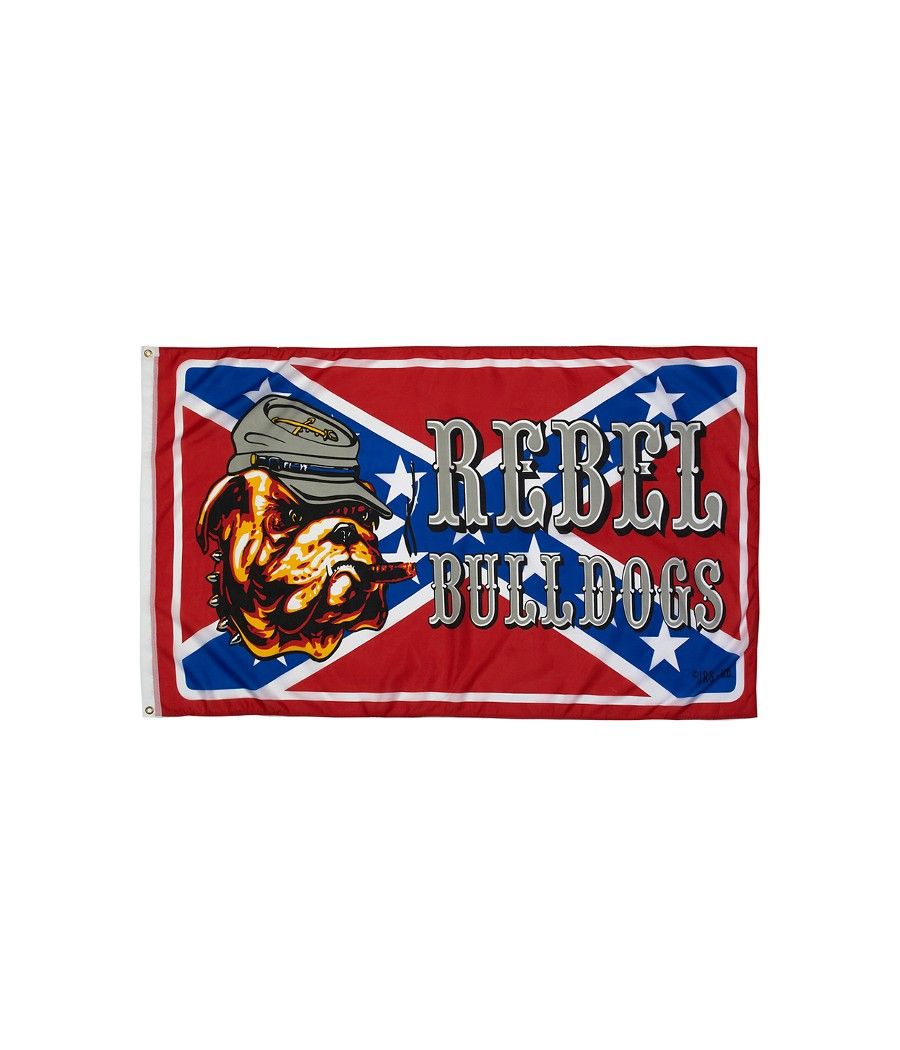 DRAPEAU REBEL BULLDOGS