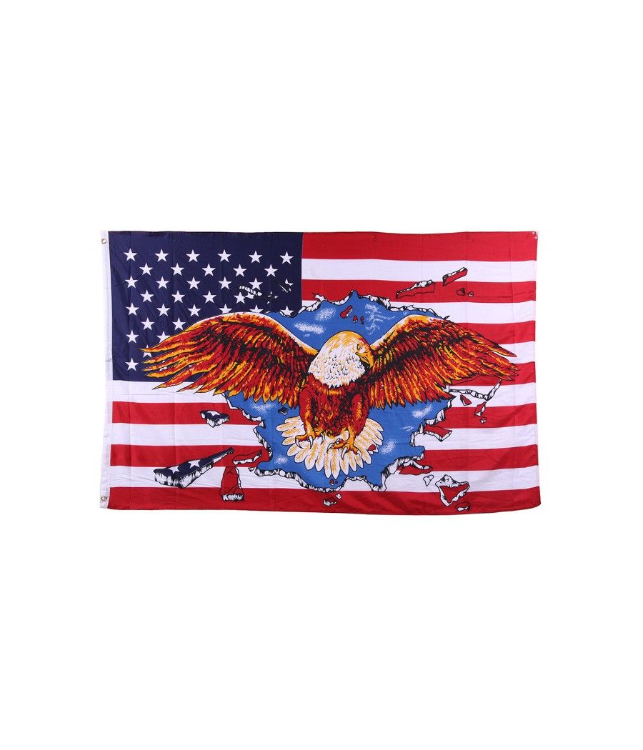 DRAPEAU USA AIGLE