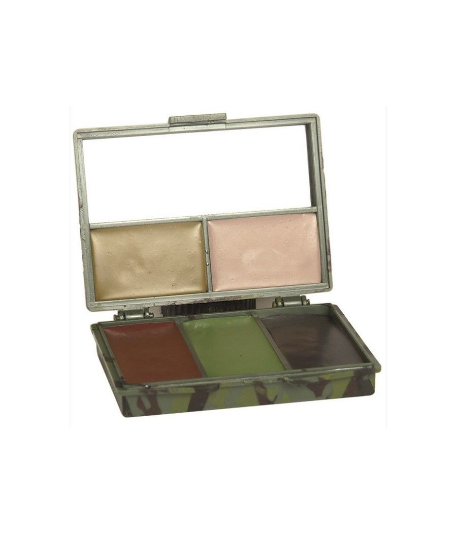 SET CREME CAMOUFLAGE AVEC MIROIR 5 COULEURS