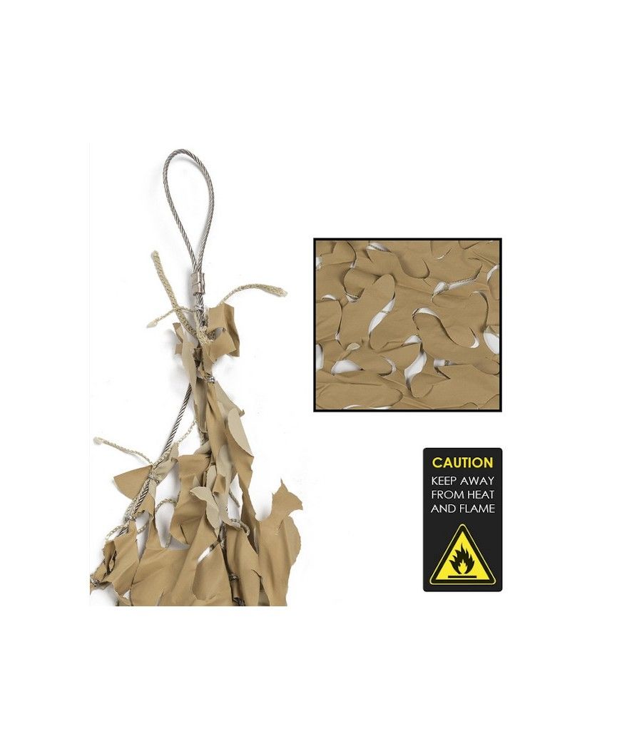 FILET DE CAMOUFLAGE SHADE SAIL SABLE 4x5