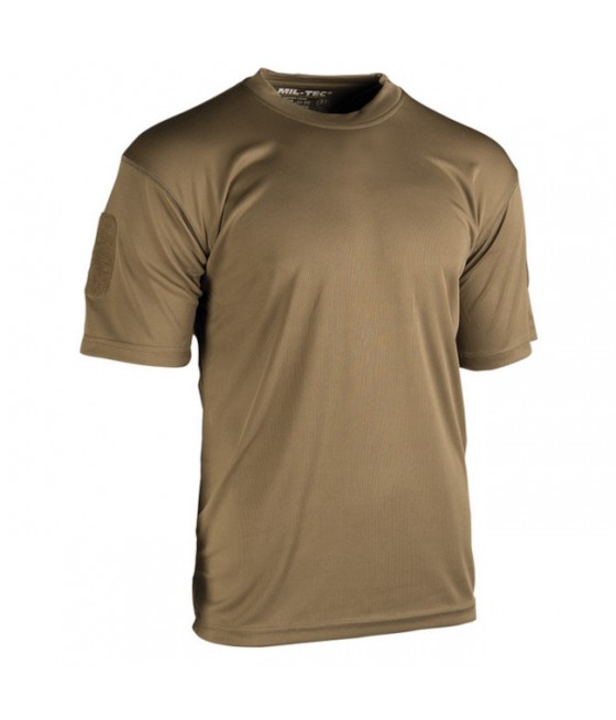 TEE SHIRT TACTIQUE QUICKDRY COYOTE