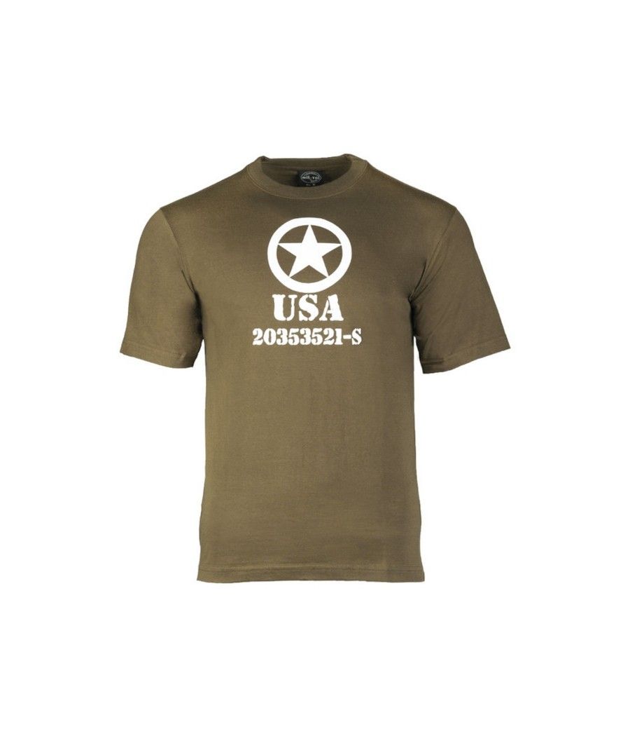 TEE SHIRT USA OLIVE TEE SHIRT USA OLIVE