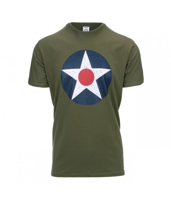 TEE SHIRT ARMY AIR CORPS OLIVE