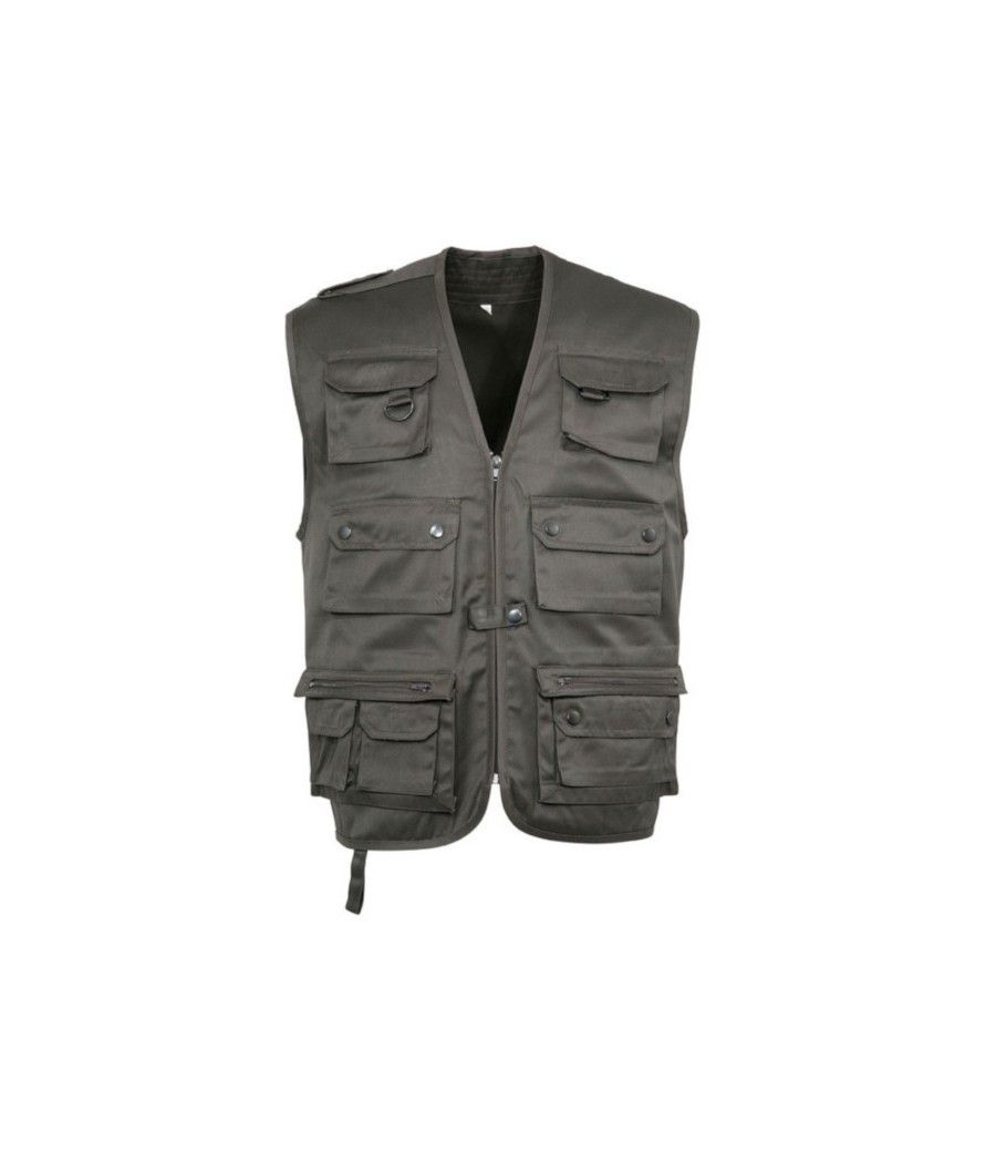 GILET MULTIPOCHES REPORTER KAKI