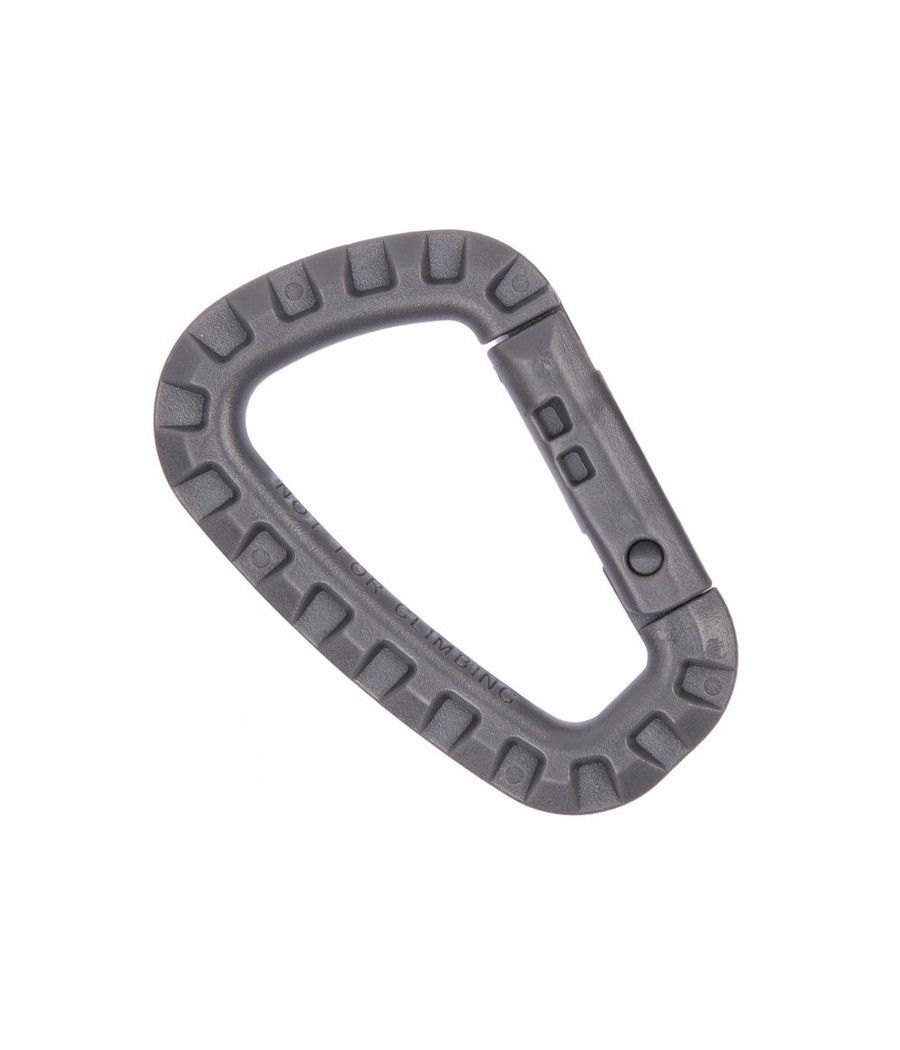 MOUSQUETONS PLASTIQUES GRIS