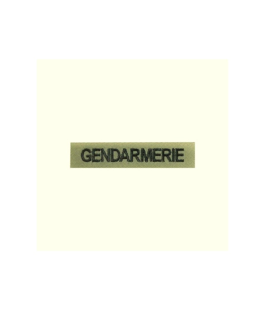 BANDE PATRONYMIQUE GENDARMERIE KAKI BANDE PATRONYMIQUE GENDARMERIE KAKI