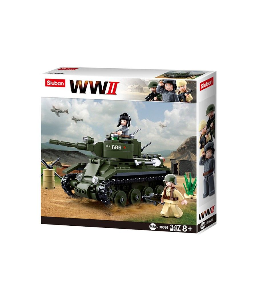 CHAR DE CAVALERIE ALLIEE WWII SLUBAN