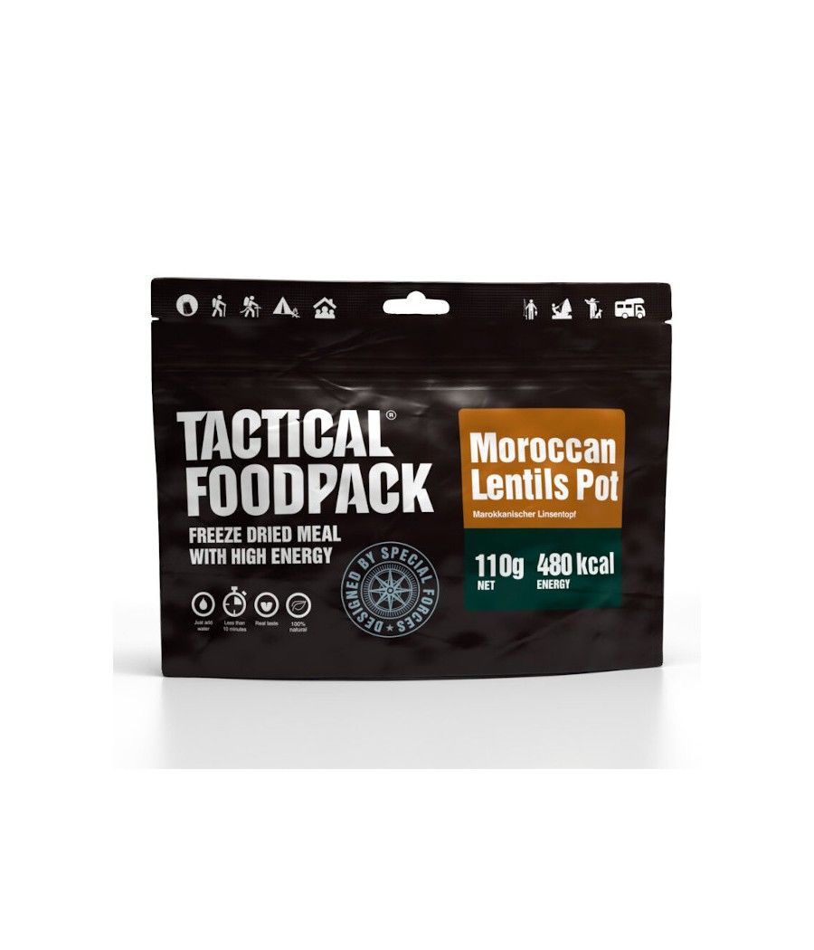 TACTICAL FOODPACK POT DE LENTILLES MAROCAIN