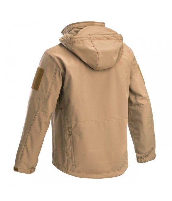 VESTE SOFTSHELL TACTIQUE COYOTE DEFCON 5