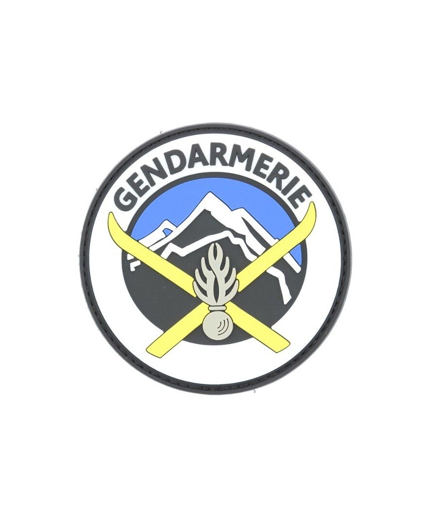 ECUSSON GENDARMERIE HAUTE MONTAGNE PVC
