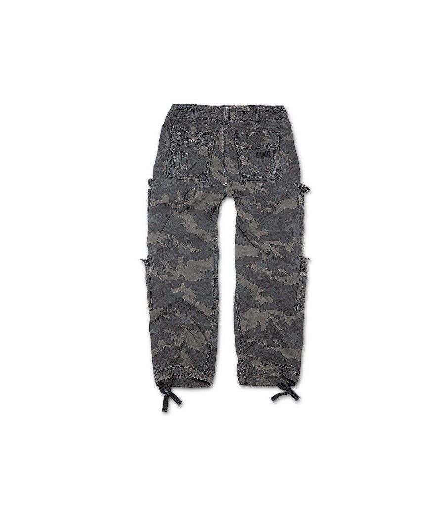 PANTALON PURE VINTAGE CAMO NOIR