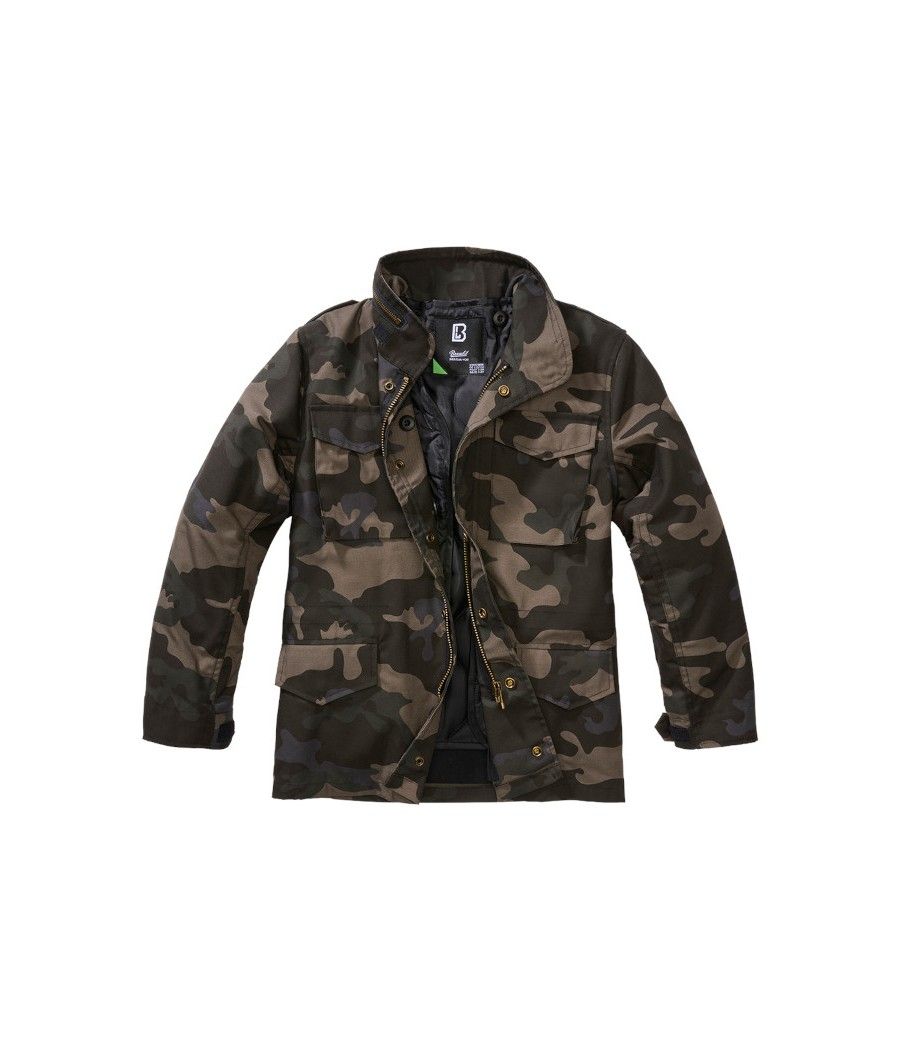 VESTE M65 ENFANT CAMO NOIR