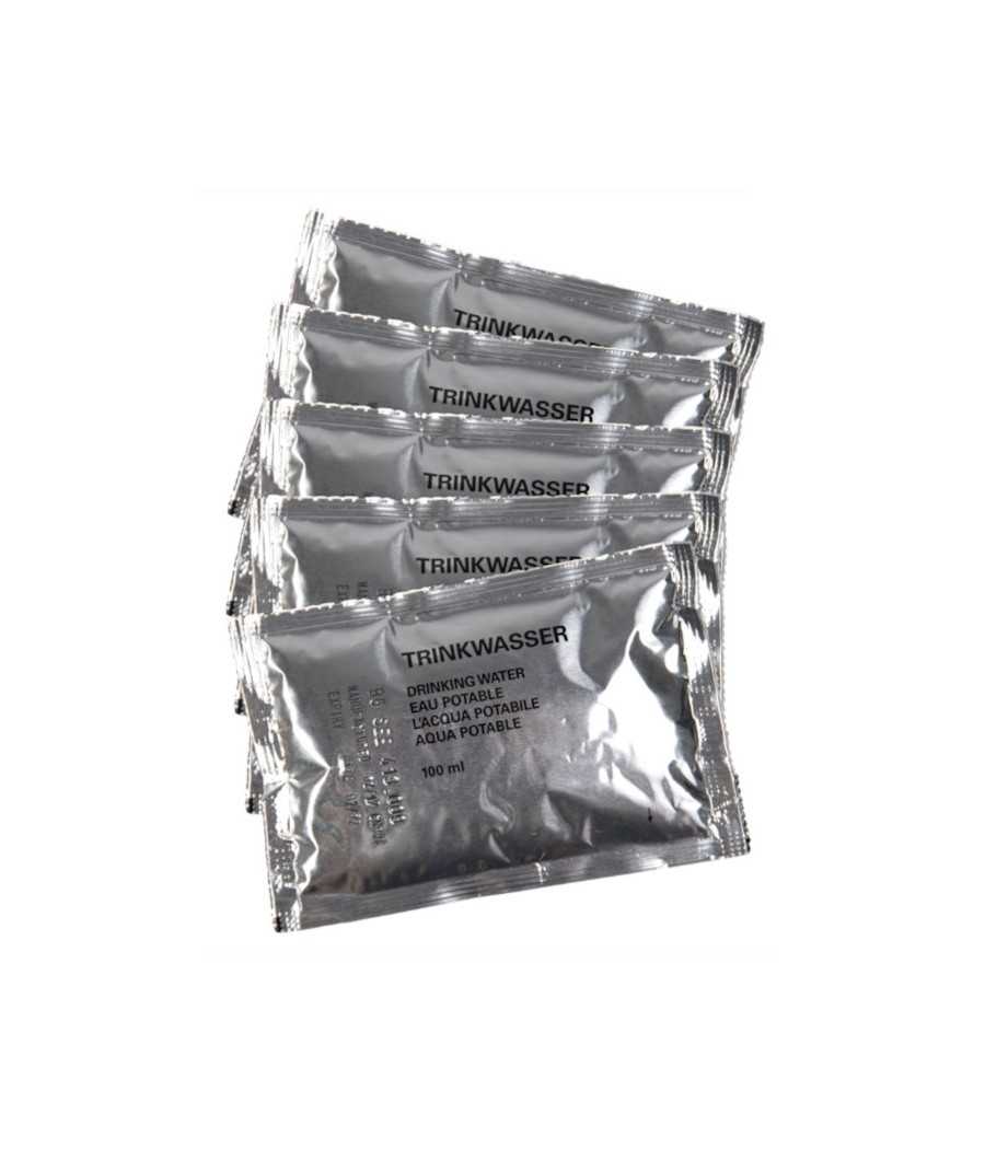 Eau potable sachet survie 100 ml ration eau urgence trekking