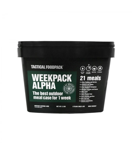 TACTICAL FOODPACK PACK SEMAINE ALPHA